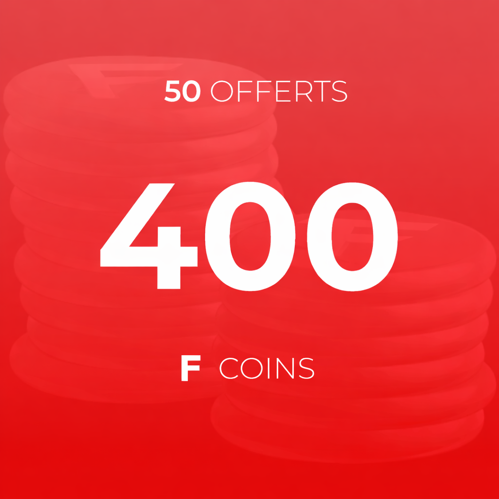 400 F Coins - 50 offerts