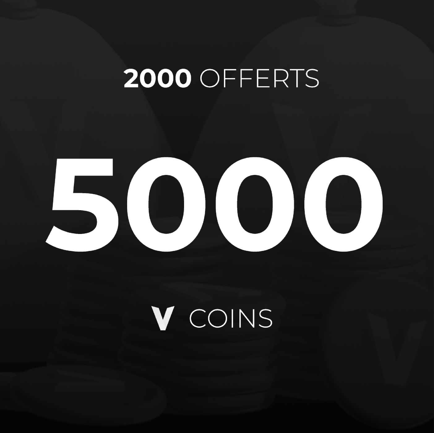 5000 F Coins - 2000 offerts